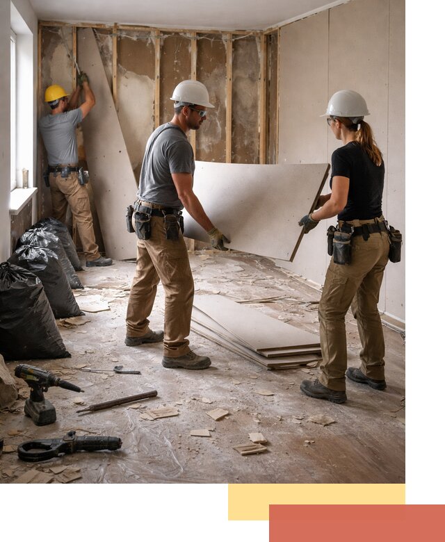 Демонтаж стеновых панелей в отрадном быстро и аккуратно