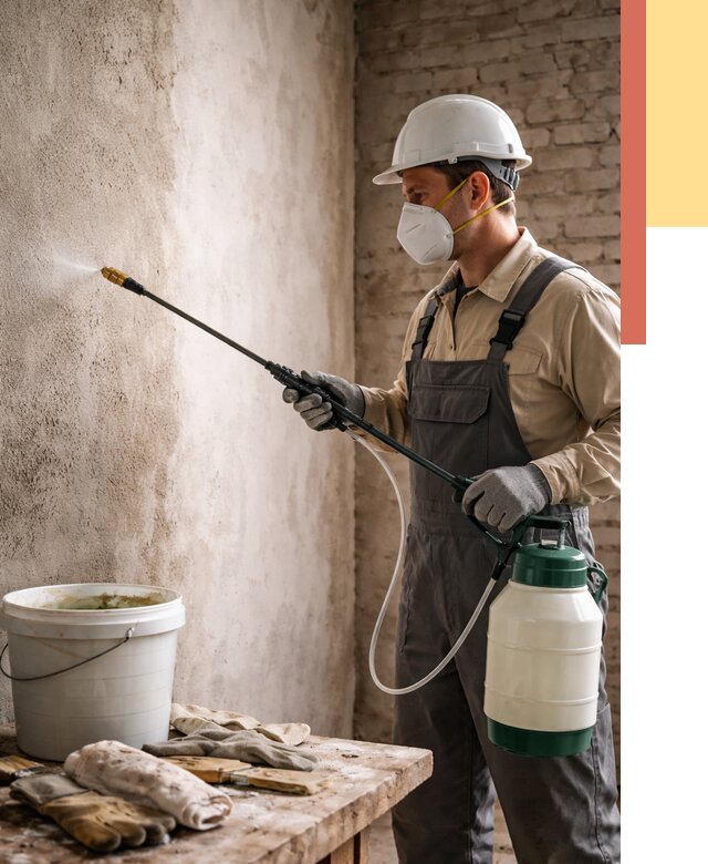 Антисептическая обработка стен в отрадном от 1304 руб. — быстро и недорого | ОТДЕЛОЧНИК-Трд