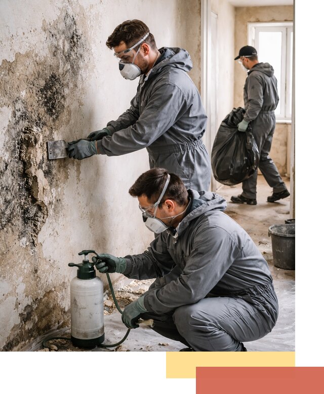 Удаление плесени со стен профессионально в отрадном