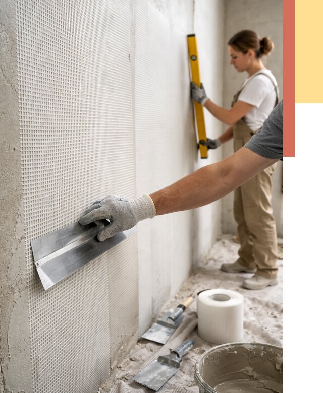 Армирование стен стеклосеткой в отрадном от 3478 руб. под ключ | ОТДЕЛОЧНИК-Трд