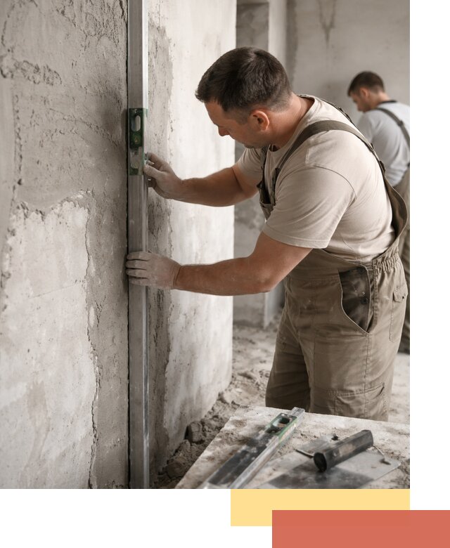 Установка штукатурных маяков в отрадном с гарантией качества