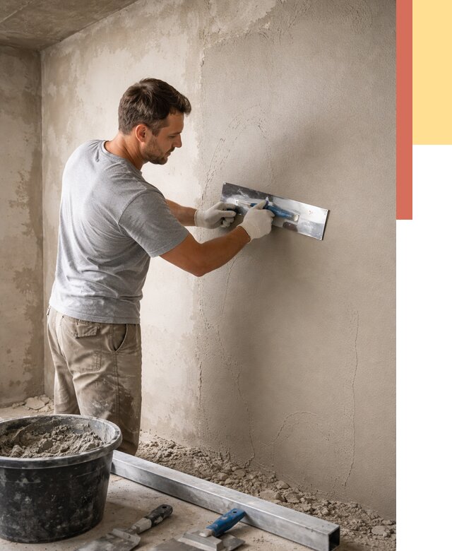 Штукатурка стен без маяков в отрадном от 7826 руб/м2 — услуги и цена | ОТДЕЛОЧНИК-Трд