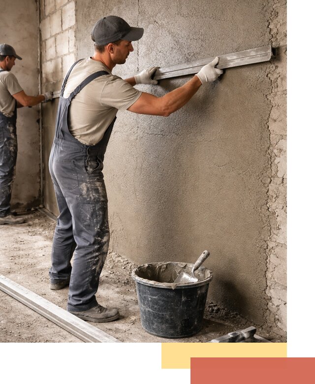 Штукатурка стен цементно-песчаная в отрадном профессионально