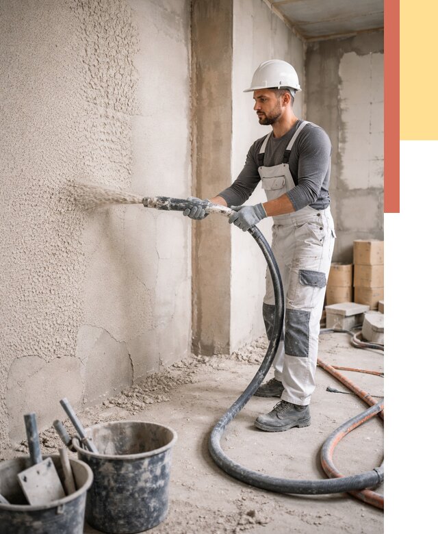 Машинная штукатурка стен в отрадном под ключ от 7066 руб./м2 | ОТДЕЛОЧНИК-Трд