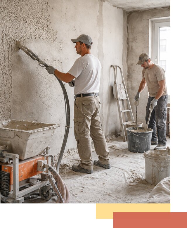 Машинная штукатурка стен в отрадном — быстро и качественно