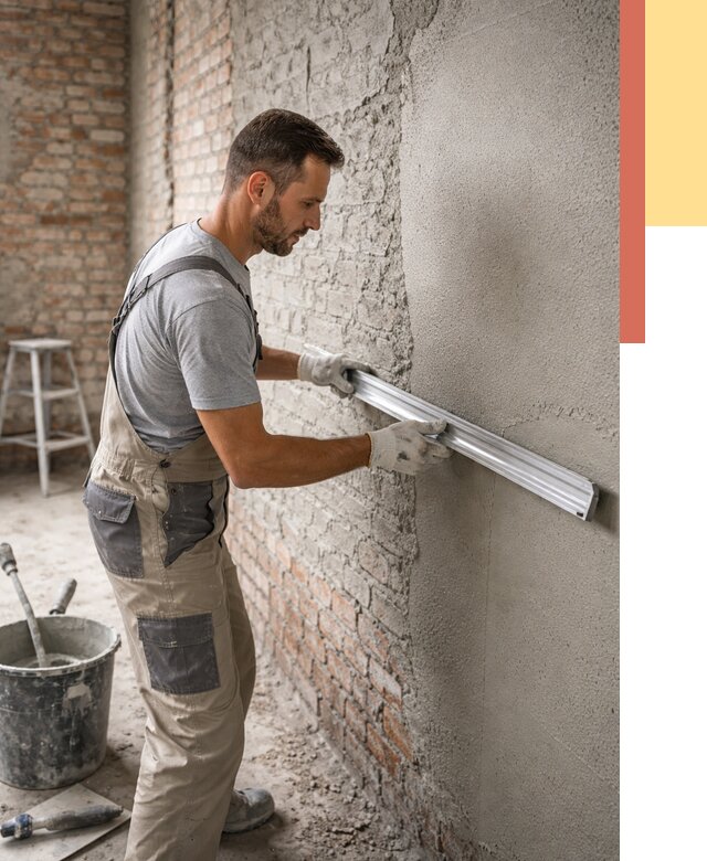 Штукатурка кирпичных стен в отрадном от 4892 руб/м2 — быстро и недорого | ОТДЕЛОЧНИК-Трд