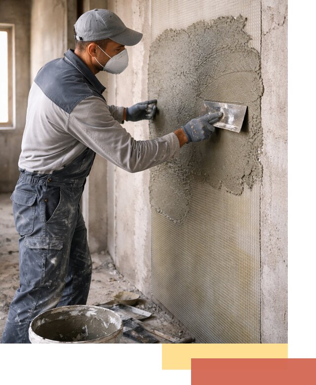 Штукатурка стен по сетке в отрадном под ключ качественно и быстро