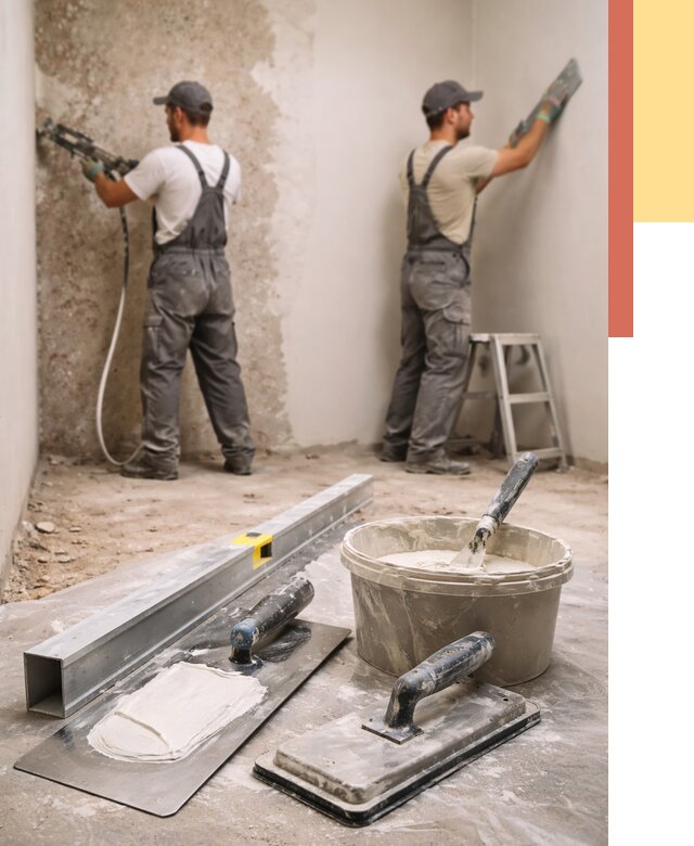 Штукатурка стен под обои в отрадном от 4892 руб./м2 — выравнивание под обои | ОТДЕЛОЧНИК-Трд