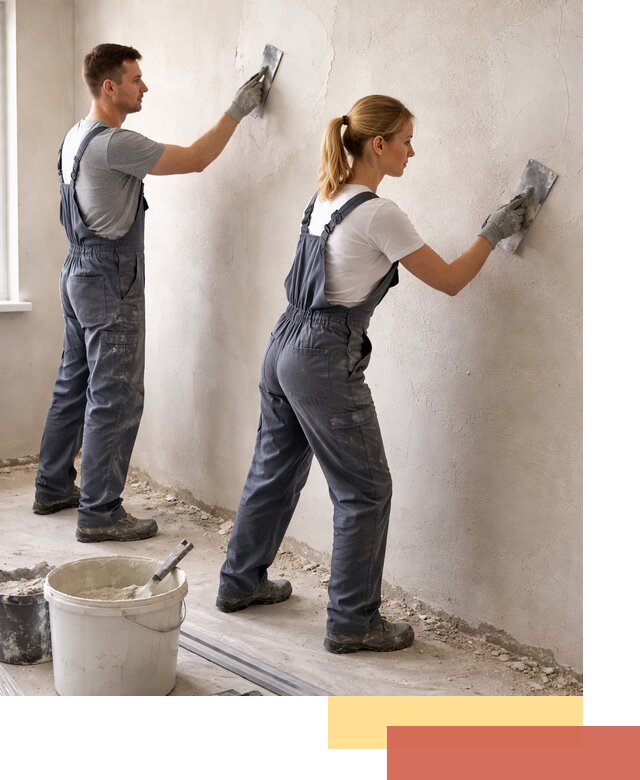Штукатурка стен под обои в отрадном профессионально и быстро
