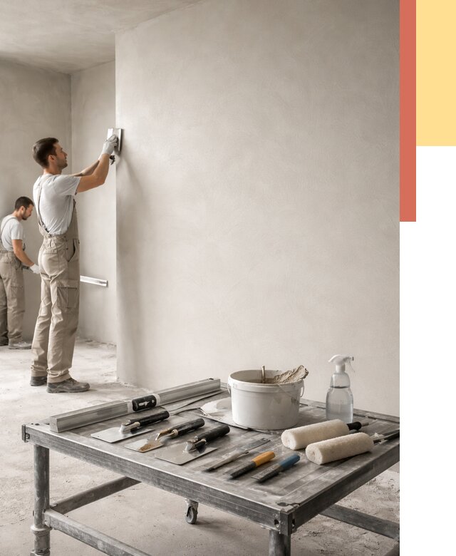 Штукатурка стен под покраску в отрадном от 4892 руб./м² — качественно и недорого | ОТДЕЛОЧНИК-Трд