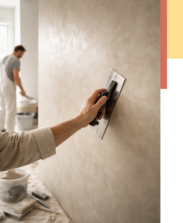 Венецианская штукатурка в отрадном от 3805 руб/м² — нанесение стен под ключ | ОТДЕЛОЧНИК-Трд