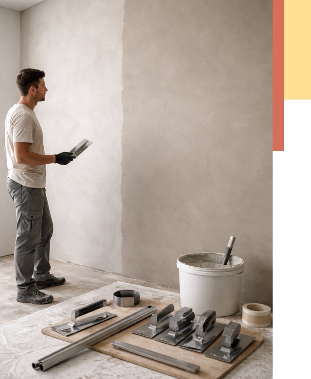 Нанесение микроцемента на стены в отрадном от 3478 руб./м2 под ключ | ОТДЕЛОЧНИК-Трд