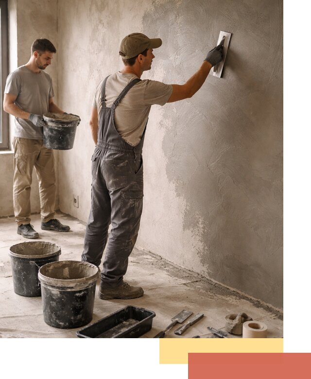 Нанесение микроцемента на стены в отрадном качественно и быстро
