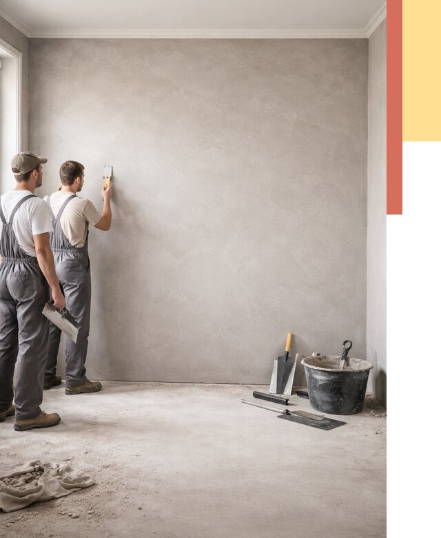 Микробетон на стены в отрадном от 1359 руб. — нанесение и отделка | ОТДЕЛОЧНИК-Трд