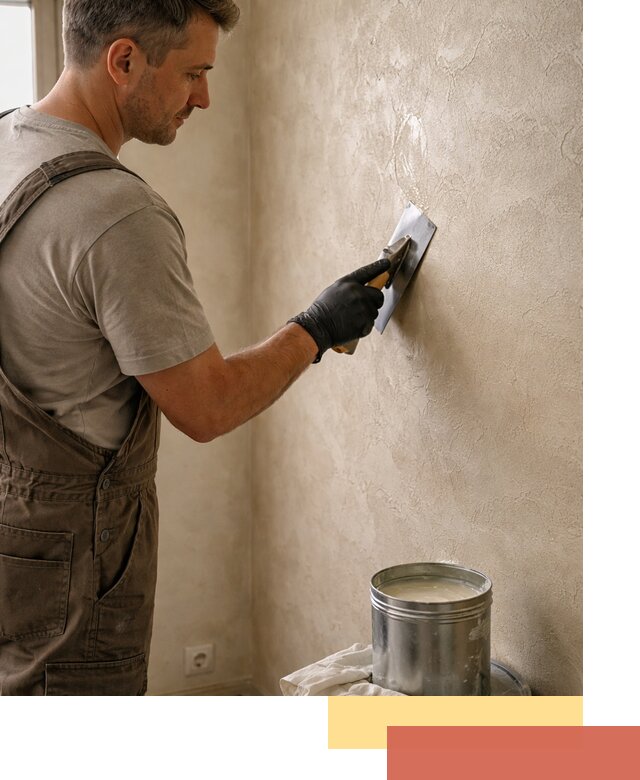 Нанесение воска на штукатурку в отрадном для защиты и блеска