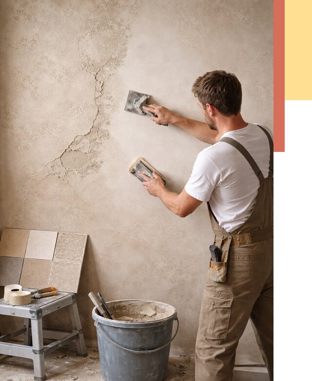 Ремонт декоративной штукатурки в отрадном от 4892 руб. под ключ | ОТДЕЛОЧНИК-Трд