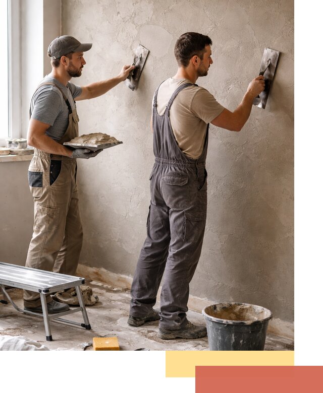 Ремонт декоративной штукатурки и восстановление фактуры в отрадном