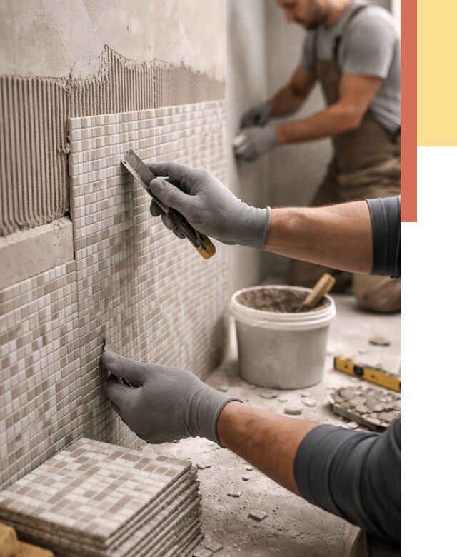 Облицовка стен мозаикой в отрадном от 3478 руб/м2 — укладка мозаики на стены | ОТДЕЛОЧНИК-Трд