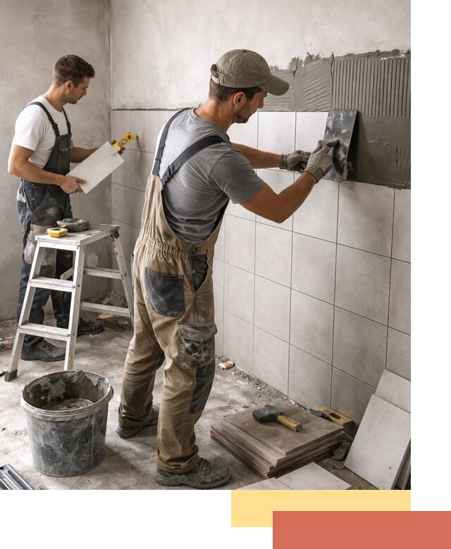 Укладка плитки на стены в отрадном профессионально и надежно