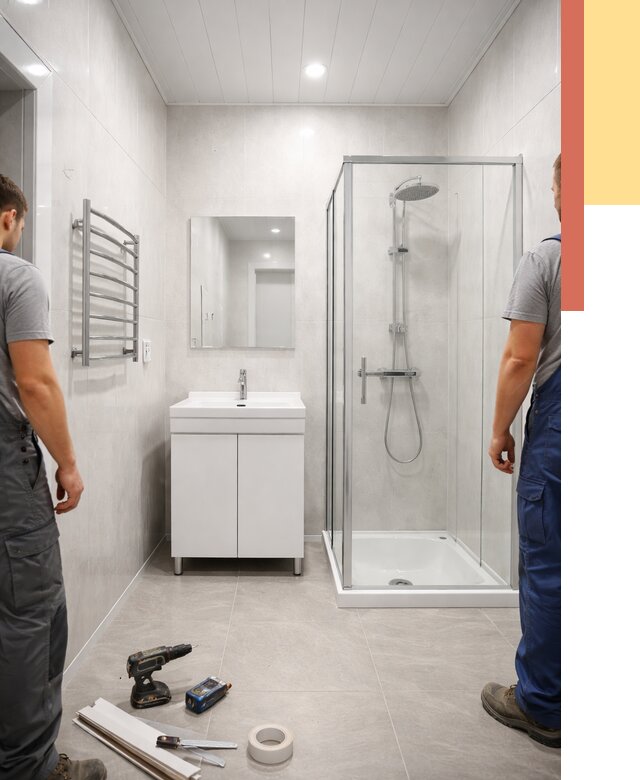 Отделка ванной комнаты панелями ПВХ в отрадном от 4892 руб. за м2 | ОТДЕЛОЧНИК-Трд