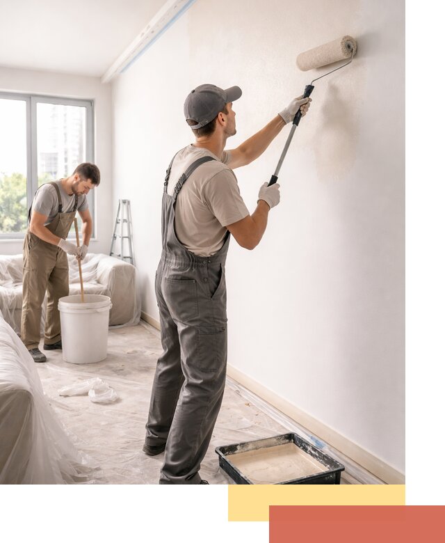 Покраска стен в офисе в отрадном — быстрый и качественный ремонт