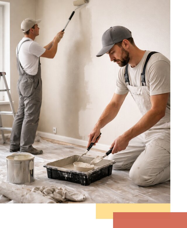 Покраска стен в квартире в отрадном — профессионально и аккуратно