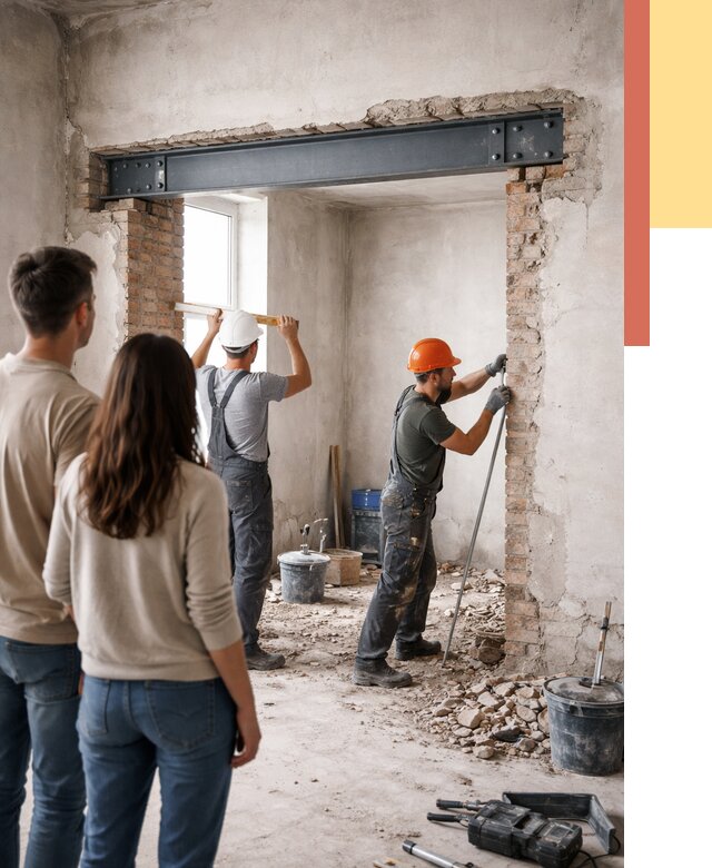 Усиление проема в стене в отрадном от 10327 руб. — усиление дверного проема металлоконструкцией | ОТДЕЛОЧНИК-Трд