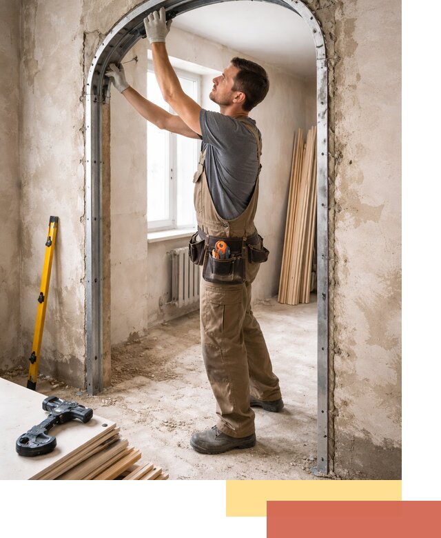 Устройство арочного проема в отрадном под ключ