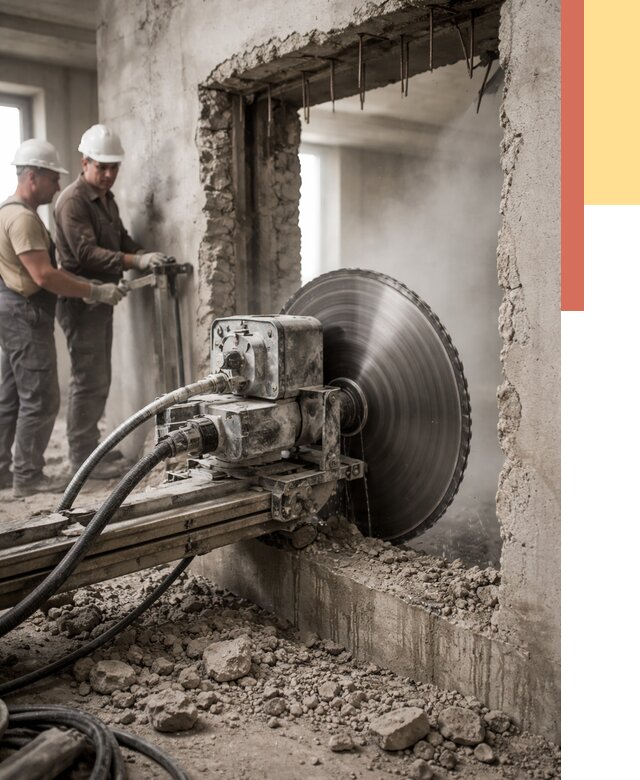 Алмазная резка проемов в отрадном от 4892 руб. быстро и недорого | ОТДЕЛОЧНИК-Трд