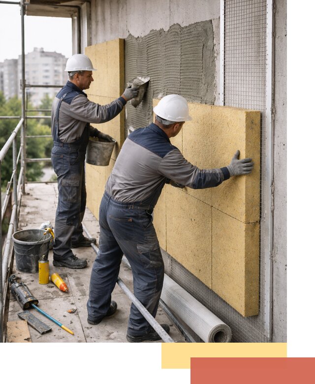 Утепление стен зданий и домов в отрадном качественно и надежно