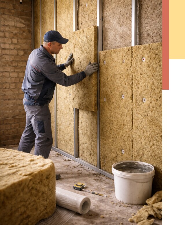 Утепление стен минватой в отрадном от 1467 руб./м2 — недорого и быстро | ОТДЕЛОЧНИК-Трд