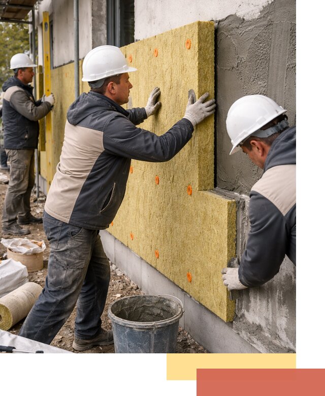 Утепление стен минватой в отрадном — тепло и звукоизоляция