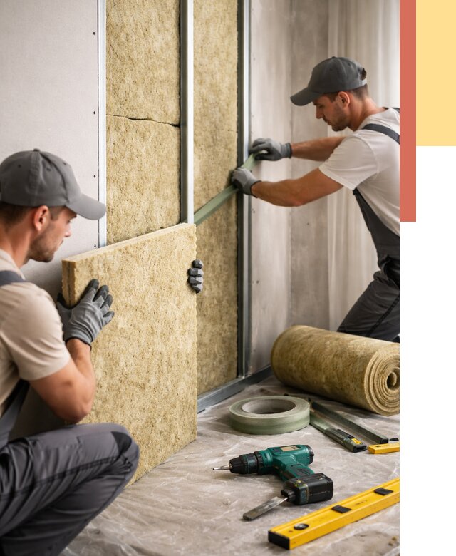 Шумоизоляция стен в отрадном под ключ от 2011 руб. | ОТДЕЛОЧНИК-Трд