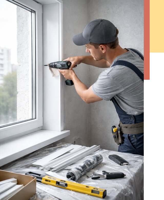 Установка пластиковых откосов в отрадном от 2446 руб. | ОТДЕЛОЧНИК-Трд монтаж, быстро и недорого