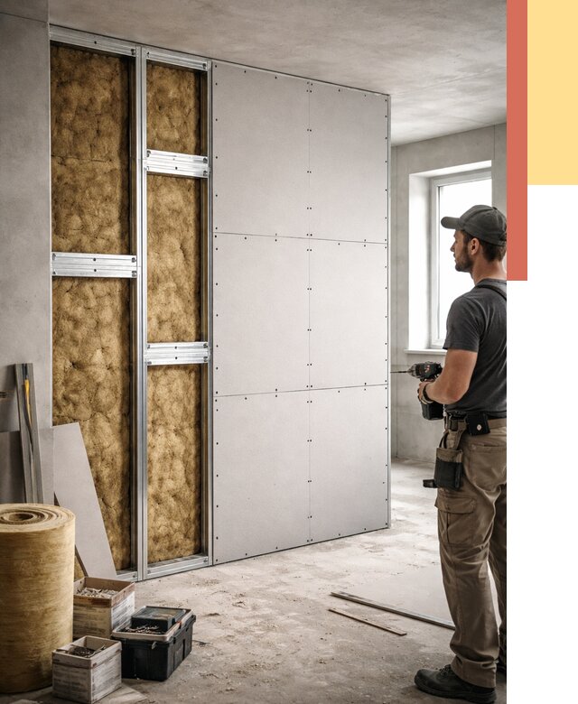 Усиленная перегородка под навеску в отрадном от 13914 руб. — монтаж под ключ | ОТДЕЛОЧНИК-Трд