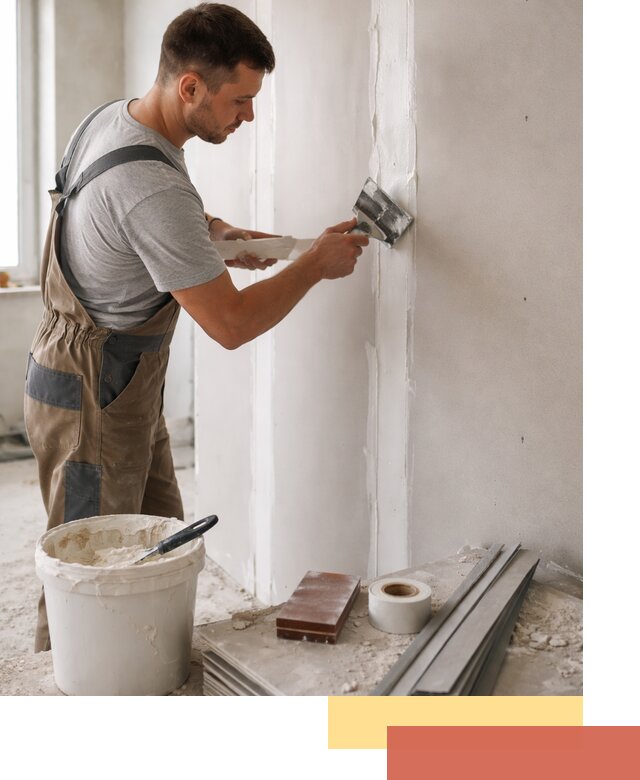 Шпаклевка перегородок из гипсокартона в отрадном качественно и быстро