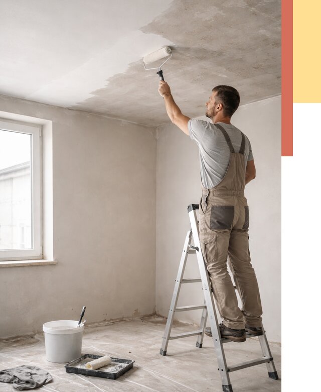 Грунтовка потолка в отрадном от 2718 руб. — быстро и недорого | ОТДЕЛОЧНИК-Трд