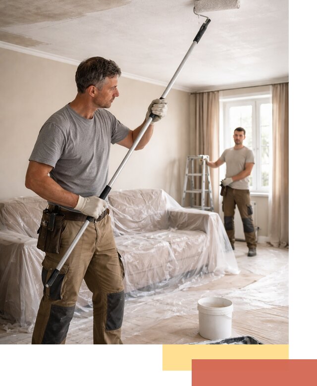 Грунтовка потолка в отрадном — подготовка под покраску и отделку