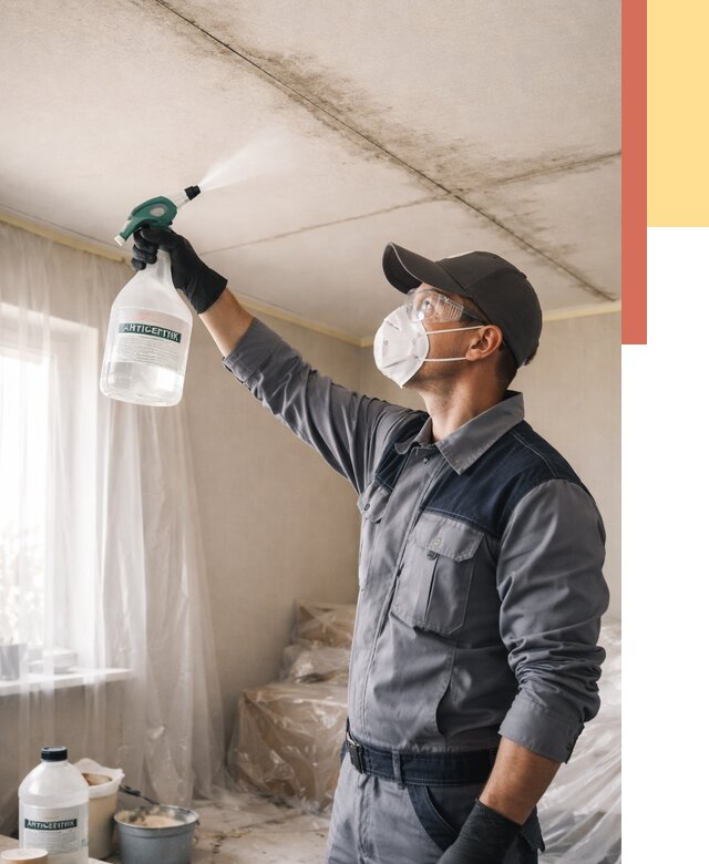 Антисептическая обработка потолка в отрадном от 2718 руб. | ОТДЕЛОЧНИК-Трд