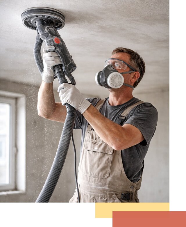 Шлифовка потолка в отрадном — качественная подготовка под отделку