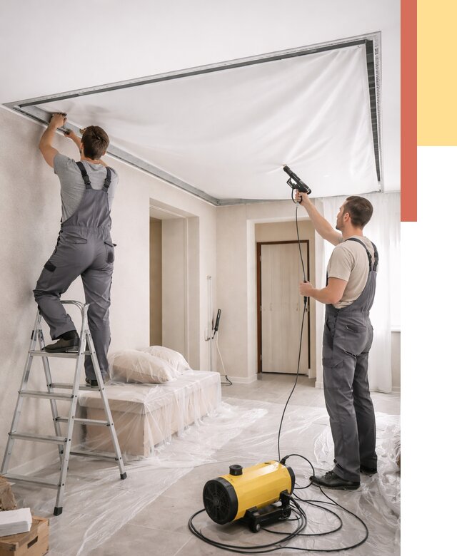 Монтаж натяжного потолка в прихожей в отрадном от 2881 руб. под ключ | ОТДЕЛОЧНИК-Трд