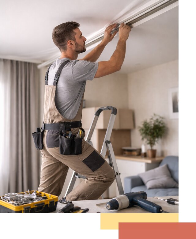 Ремонт натяжных потолков в отрадном — качественно и оперативно