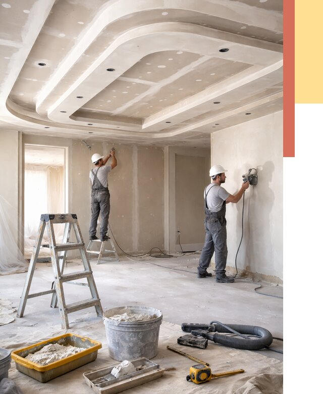 Многоуровневый потолок из гипсокартона в отрадном от 815 руб. под ключ | ОТДЕЛОЧНИК-Трд