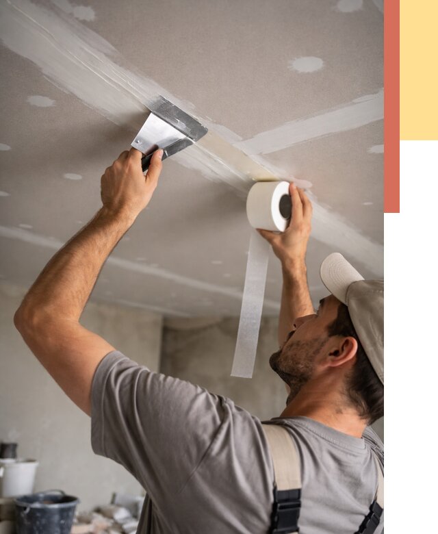 Обработка швов потолка ГКЛ в отрадном от 8153 руб. под ключ | ОТДЕЛОЧНИК-Трд