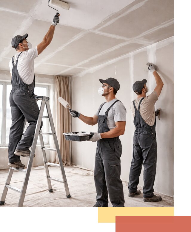 Покраска потолка из гипсокартона в отрадном качественно и недорого