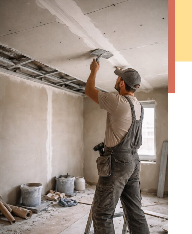 Ремонт потолка из гипсокартона в отрадном от 707 руб./м² — быстро и недорого | ОТДЕЛОЧНИК-Трд