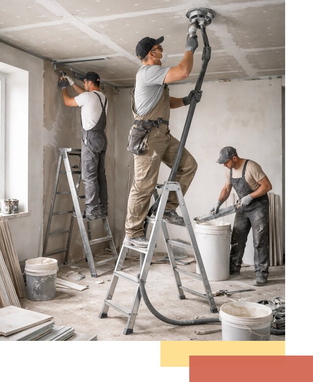 Ремонт потолка из гипсокартона в отрадном: быстрый и качественный монтаж