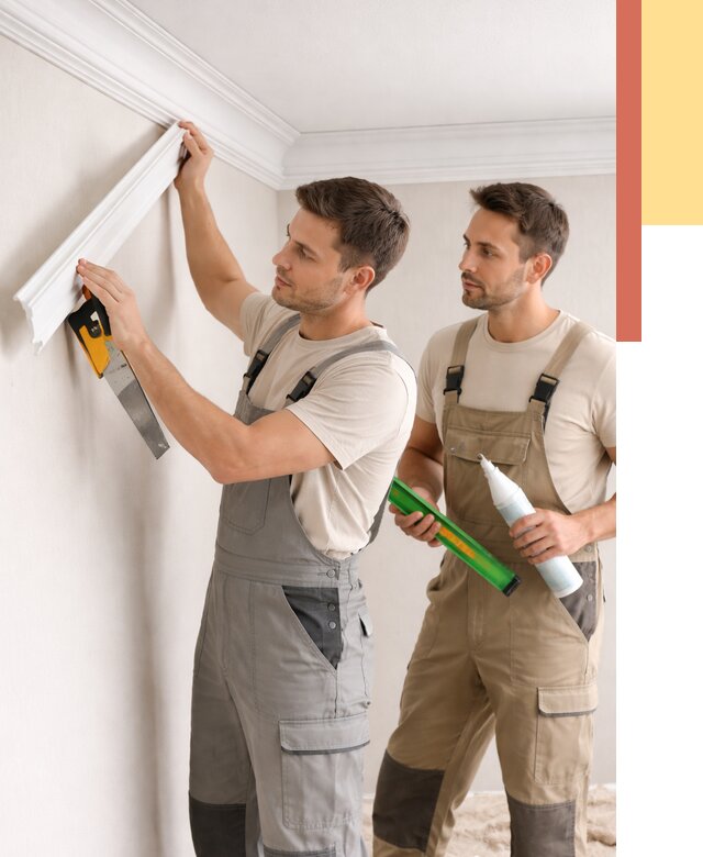 Монтаж потолочного плинтуса в отрадном от 2500 руб. — быстро и недорого | ОТДЕЛОЧНИК-Трд