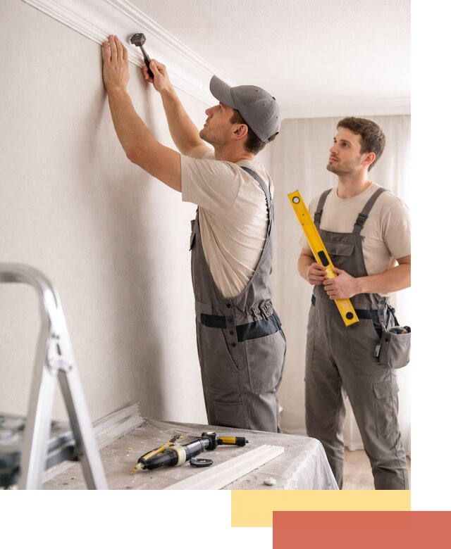 Монтаж потолочного плинтуса в отрадном качественно и быстро