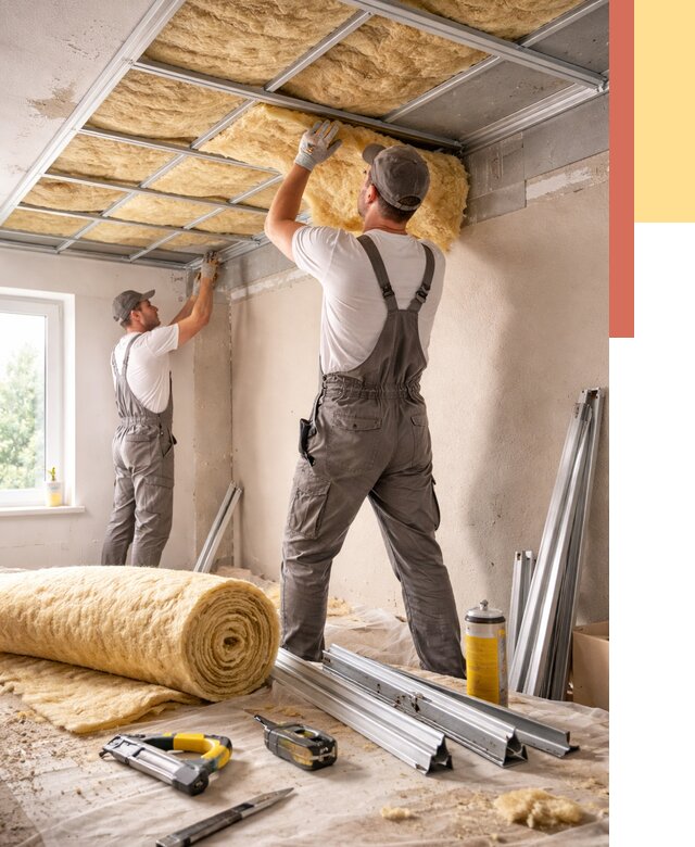 Утепление потолка в отрадном от 7826 руб/м2 — недорого, быстро, под ключ | ОТДЕЛОЧНИК-Трд